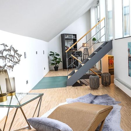 Luxus Wellness Loft - 245Qm - Designwohnen Im Zentrum Gütersloh Esterno foto