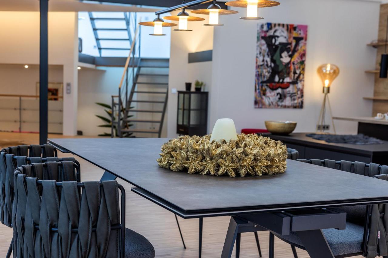 Luxus Wellness Loft - 245Qm - Designwohnen Im Zentrum Gütersloh Esterno foto