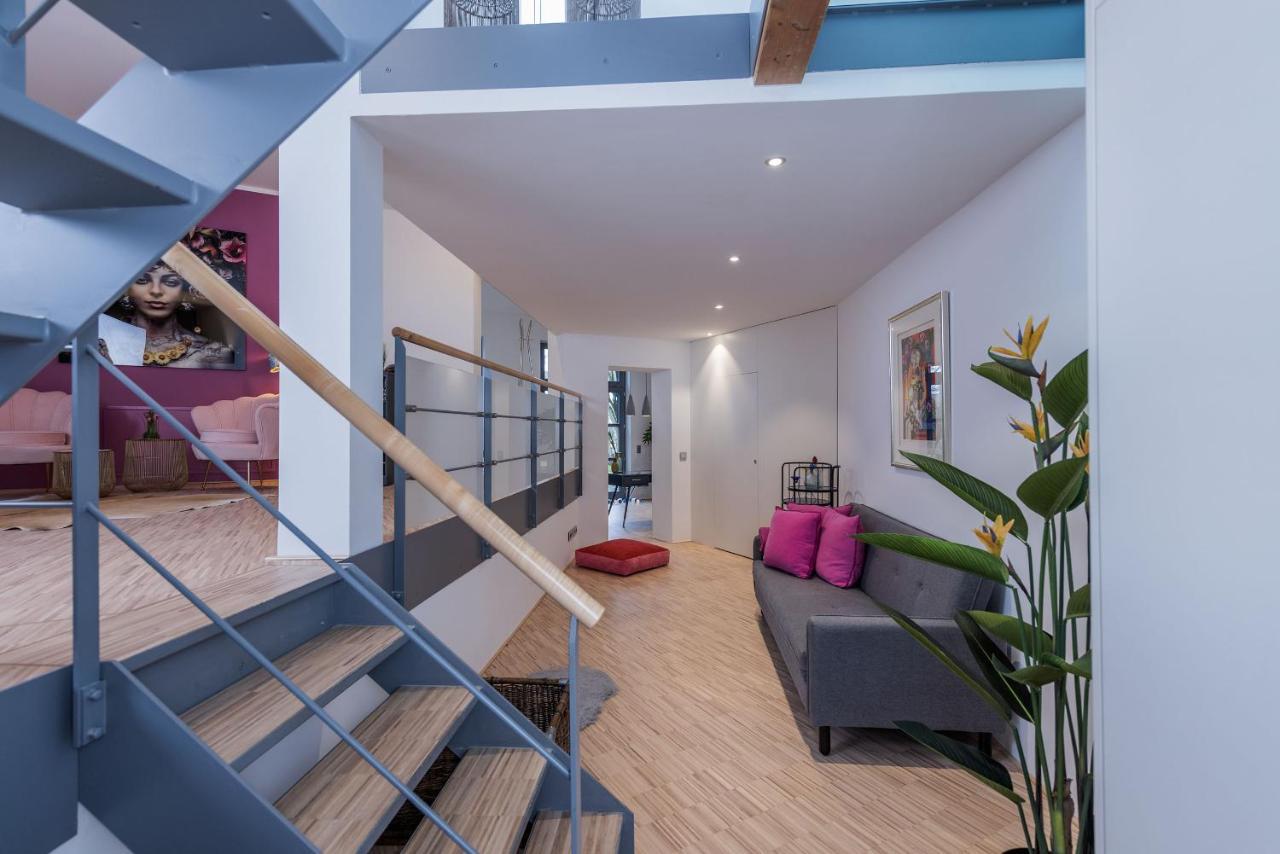 Luxus Wellness Loft - 245Qm - Designwohnen Im Zentrum Gütersloh Esterno foto