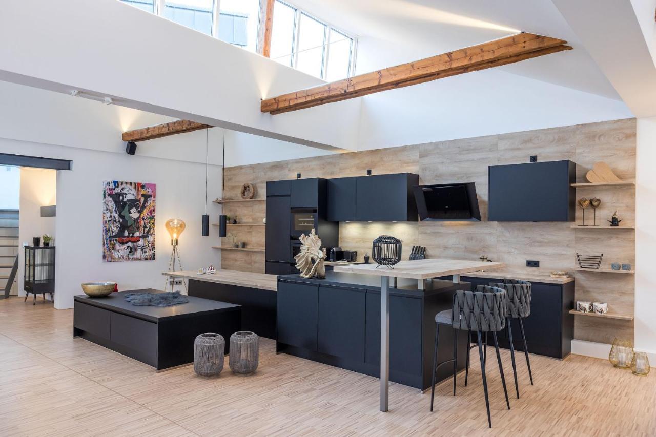 Luxus Wellness Loft - 245Qm - Designwohnen Im Zentrum Gütersloh Esterno foto