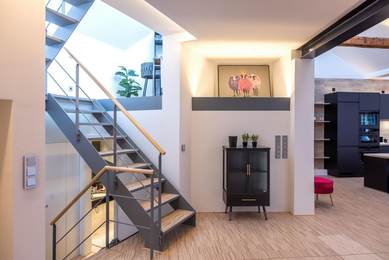 Luxus Wellness Loft - 245Qm - Designwohnen Im Zentrum Gütersloh Esterno foto
