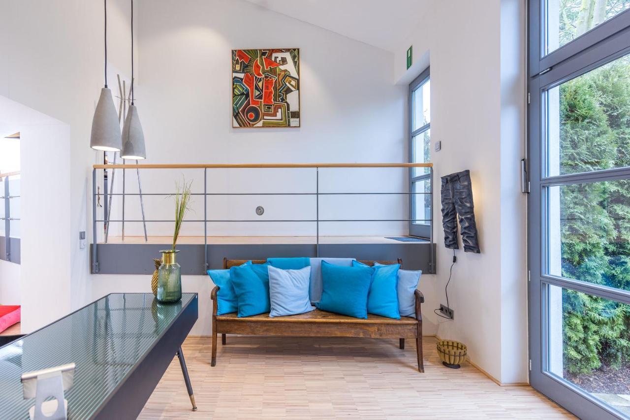 Luxus Wellness Loft - 245Qm - Designwohnen Im Zentrum Gütersloh Esterno foto